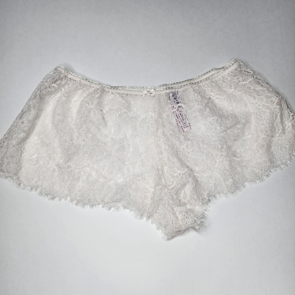 Victoria's Secret Dream Angels Boy Short Lace White Small New - Picture 4 of 7